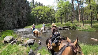 French Creek South Dakota horseback riding trails 2023 Part 1