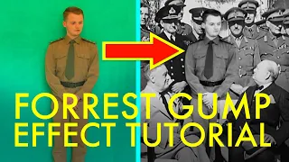 Forrest Gump Effect Tutorial (add yourself to historical footage)