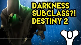 Destiny 2 Lore Darkness Subclass?! | Myelin Games