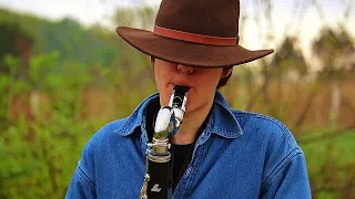 Old Town Road for 5 Bass Clarinets