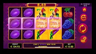 Lucky Joker 20 slot machine win