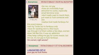 "anon in absolutely not gay"  4chan greentext