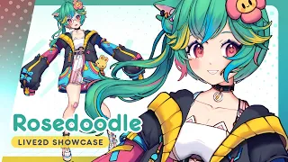 【Live2D】  Vtuber Rosedoodle Showcase!