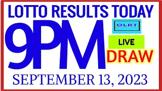 Lotto Results Today 9pm draw September 13, 2023 swertres results