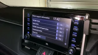 Toyota RAV4 - Australia - How to turn off speed alert - also Corolla, Yaris, Camry, CHR