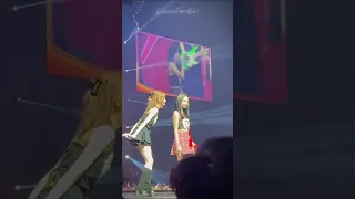 Chaeyoung reaction is so cute🤗when Sana kiss her😘#twice #sana #chaeyoung #fancam