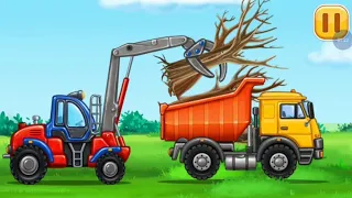 Cutting down trees with cranes and cleaning cranes.  See will be a lot of fun for the kids Episodes1