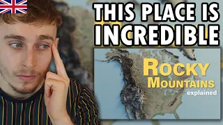 Brit Reacting to The Geography of the Rocky Mountains explained