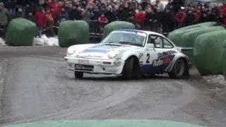 Marc Duez - drift and small mistake - Porsche 911 Gr . 4 - Legend Boucles de Spa 2010