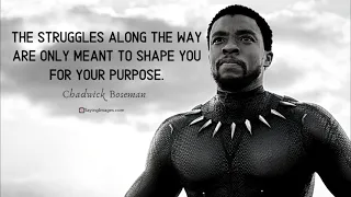 Chadwick Boseman God has a plan for you