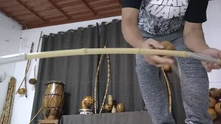 Berimbau desmontável de bambu
