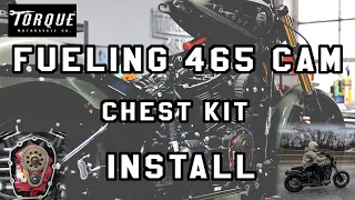 Fueling 465 Cam Chest Kit Install on Streetbob FXBB