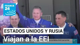 Estados Unidos y Rusia volaron juntos hacia la Estación Espacial Internacional