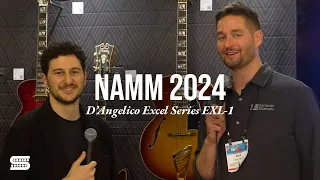 NAMM 2024 - D'Angelico Excel Series EXL-1 with Seymour Duncan