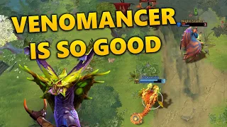 Venomancer is my FAVORITE support right now | Dota 2 Gameplay Commentary