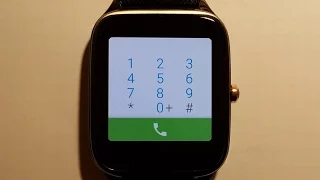 Phone Calls on Android Wear OS built-in SPEAKER - Marshmallow 6.0.1 - Asus Zenwatch 2