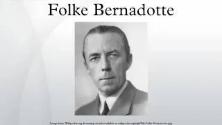 Folke Bernadotte