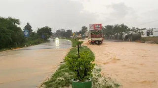 Unclogging Storm Drain Completely Plugged And Many Flooding The Road