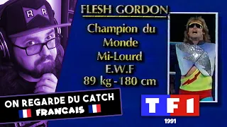 [On regarde du Catch] LE HULK HOGAN FRANÇAIS : FLESH GORDON - CATCH SUR TF1 EN 1991