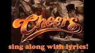 Cheers theme song - lyrics on screen