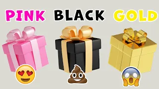 Choose Your Gift! 🎁 Pink, Black or Gold 💗🖤💛