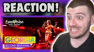 REACTION TO Nutsa Buzaladze - Firefighter (LIVE) | Georgia 🇬🇪 | Second Semi-Final | Eurovision 2024