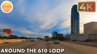 The 610 Loop in Houston, Texas. Drive with me on a Houston freeway!