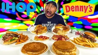 Ihop VS Dennys Blind Test Challenge