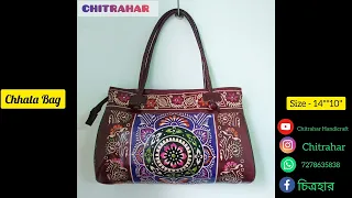Shantiniketan leather bags wholesale I Batik Chata Shoulder Bag