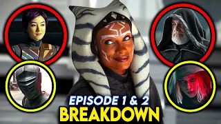 AHSOKA Episode 1 & 2 Breakdown - Ending Explained, Easter Eggs & Review!