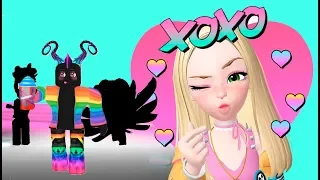 24 ЧАСА В ФИОЛЕТОВОМ ЦВЕТЕ МОДА -  челендж в роблокс - Fashion Famous Roblox