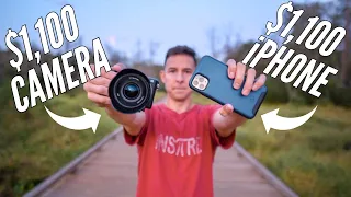 iPhone 11 Pro Max vs PROFESSIONAL CAMERA! $1,100 SHOWDOWN!!