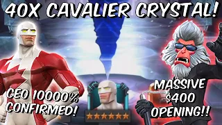 40x 6 Star Guardian & Hit Monkey Cavalier Crystal Opening - CEO 10000% - Marvel Contest of Champions