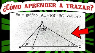 ¿QUE NOCIONES HAY QUE TENER PARA TRAZAR? | APRENDIENDO A HACER TRAZOS AUXILIARES | PROBLEMA EJEMPLO