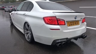 BMW M5 F10 EVOLVE E750 w/ SUPERSPRINT EXHAUST - LOUD REVS & ACCELERATIONS!