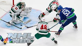 NHL Stanley Cup Qualifying Round: Wild vs. Canucks | Game 2 EXTENDED HIGHLIGHTS | NBC Sports