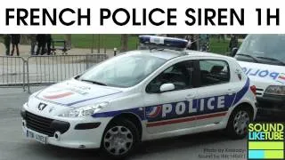 POLICE SIREN FRENCH Sound Effect [1 Hour Loop]