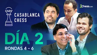 SE DECIDE EL CAMPEÓN, ¿Carlsen, Nakamura, Vishy o habrá sorpresa? | DÍA 2 Casablanca Chess