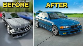 FULL BUILD - REBUILDING A DAMAGED BMW E36 M3