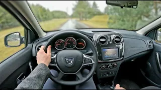 2018 DACIA LOGAN MCV [ Laureate ] 1.5l Diesel 90HP | POV Test Drive | Fuel consumption info