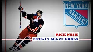 Rick Nash (#61) ● ALL 23 Goals 2016-17 Season (HD)