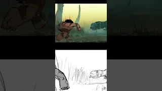 Primal Storyboard to Final comparison!