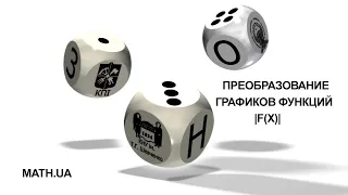 Геометрические преобразования графиков функций. |f(x)|