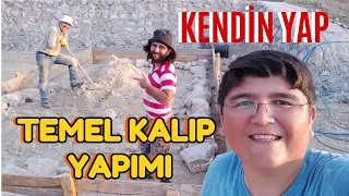 Temel Kalıp Yapımı (Ahşap Evlerimiz İçin Temel Kalıplarını Tekrar Yaptık (Ahmet abiden mini konser)