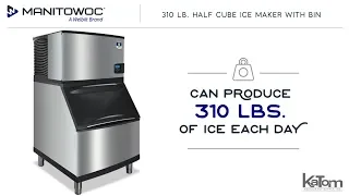 Manitowoc Indigo™ 310 lb. Half Cube Ice Maker with Bin