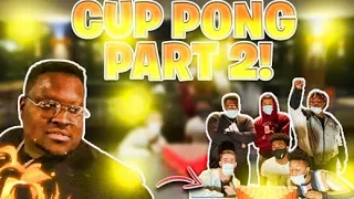 EXTREME CUP PONG PUNISHMENTS & PRIZES!!!(YOUTUBER COLLAB!!!) PART 2!