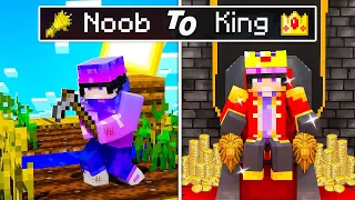 From NOOB To KING Story In Minecraft! with @Shivang02