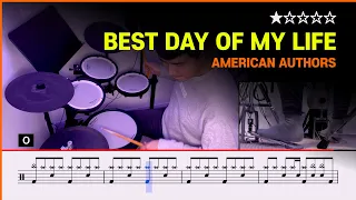 [Lv.01] Best Day Of My Life - American Authors (★☆☆☆☆) Pop Drum Cover