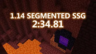 Minecraft 1.14 SSG Segmented Speedrun In 2 Minutes