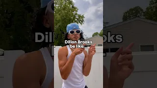 Dillon Brooks be like 🤣 This is only half the vid, full vid on my page!! #funny #nba #nbafunny